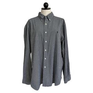 Ralph Lauren Men's Check Long Sleeve Button Down Shirt Size XXL